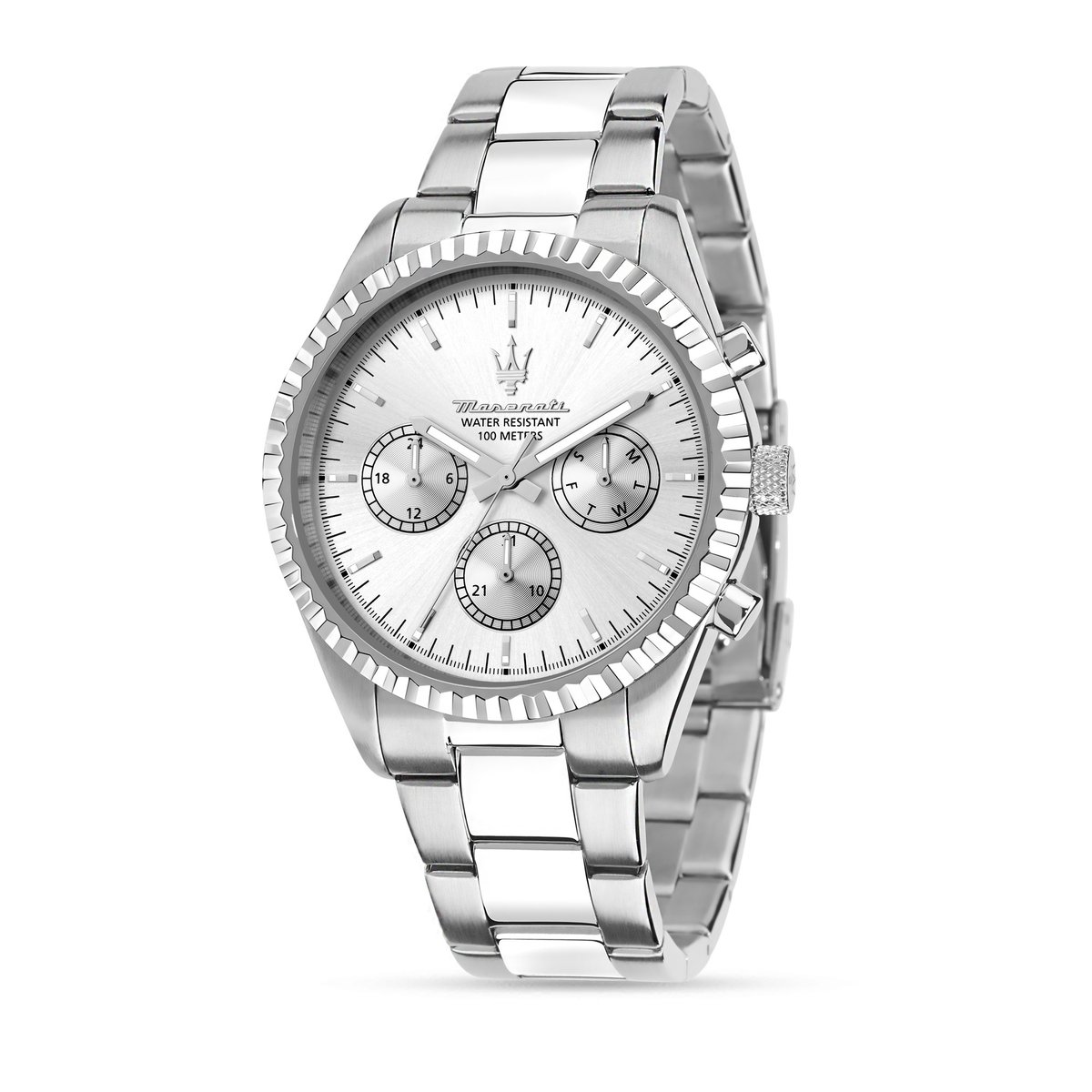 Montre multifonction COMPETIZIONE argent, sunray, MASERATI