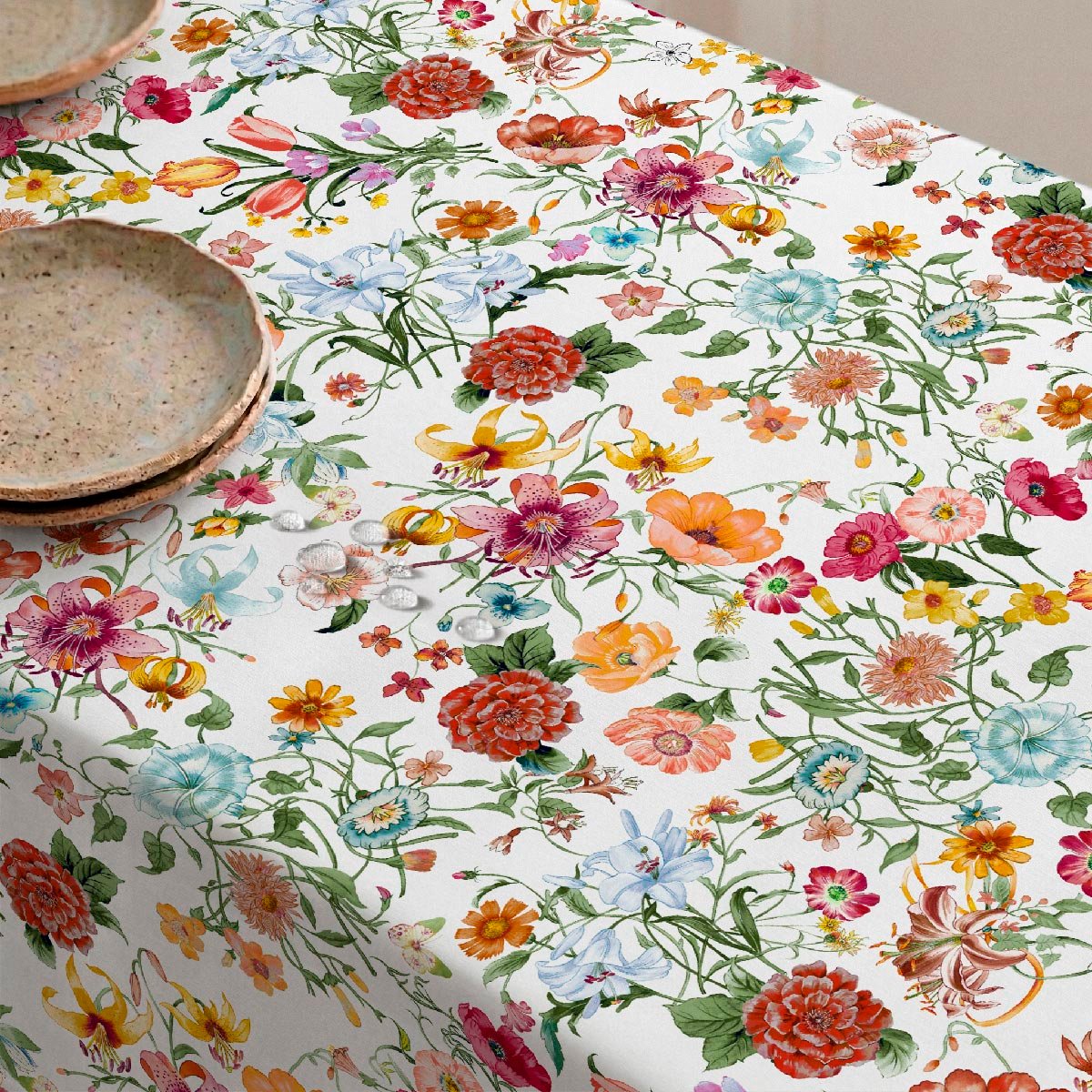 Nappe anti-taches Nela - 100% coton - multicolore, NAF NAF HOME