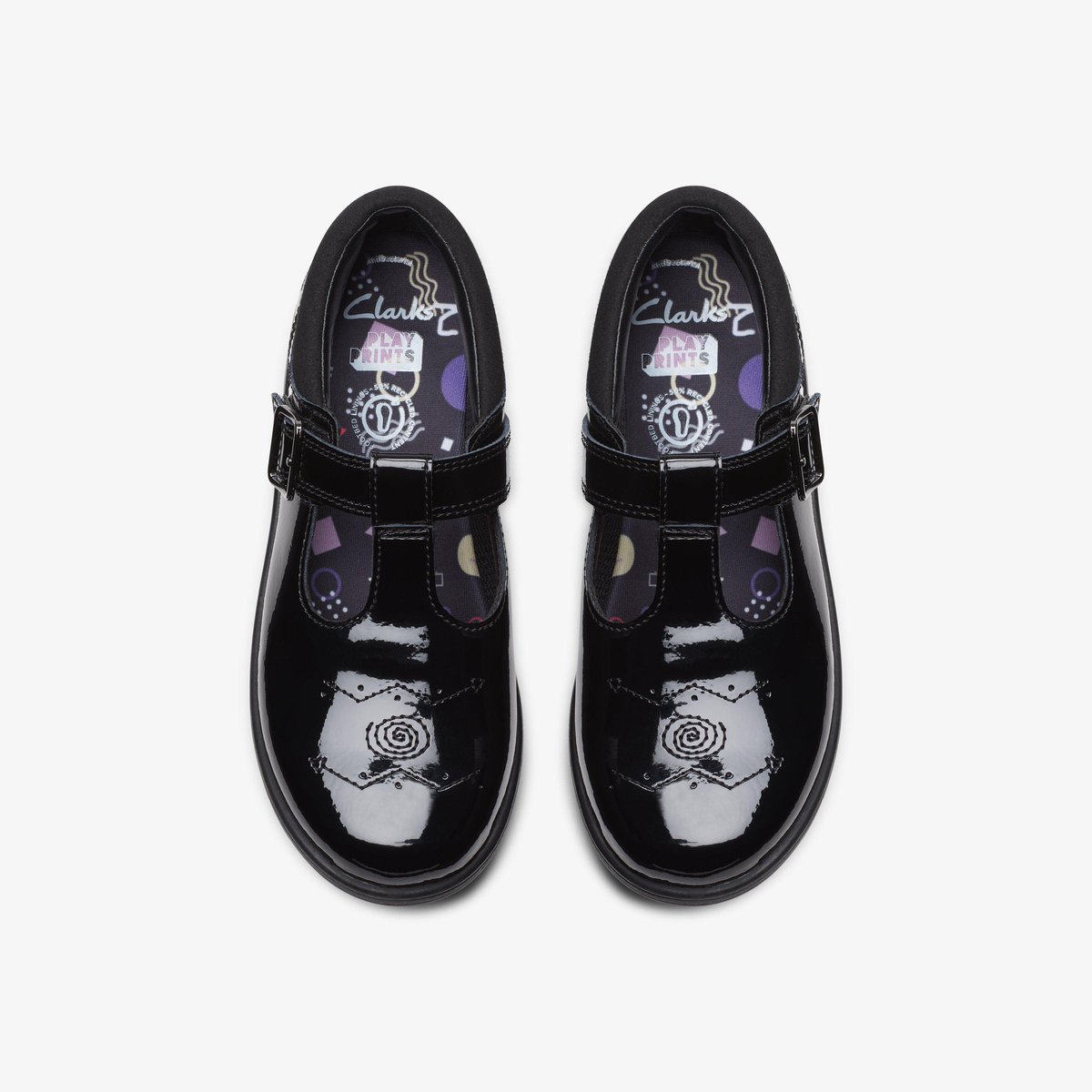 Derbies Brevet Ajustement Étroit JAZZY TAP K noir, CLARKS