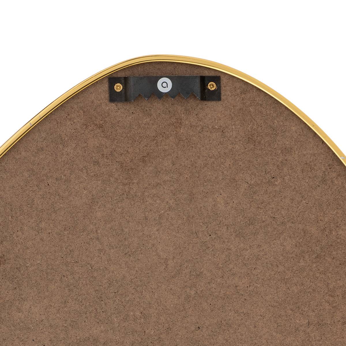 Miroir mural organique doré 60x40cm ROMAN doré, ATMOSPHERA