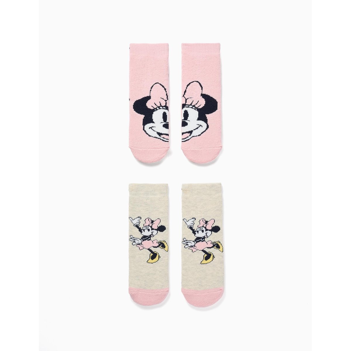 Lot de 2 chaussettes antidérapantes avec imprimés Minnie multicolore, ZIPPY