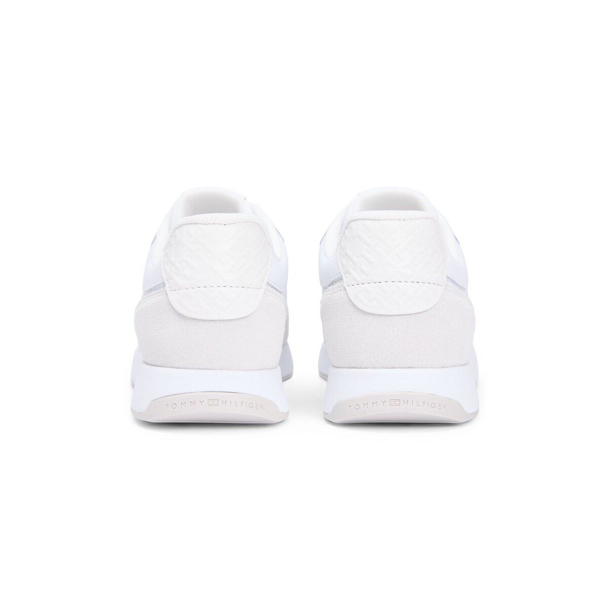 Baskets runner MONOGRAM MIX MATERIAL blanc, TOMMY HILFIGER