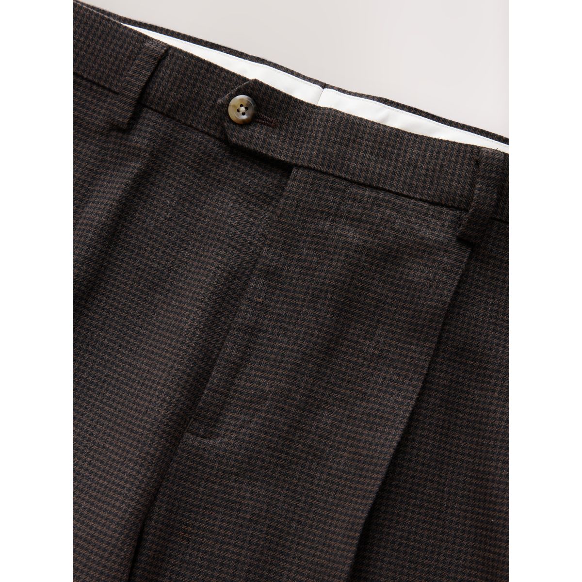 Pantalon de costume regular fit nova fides marron, NEXT