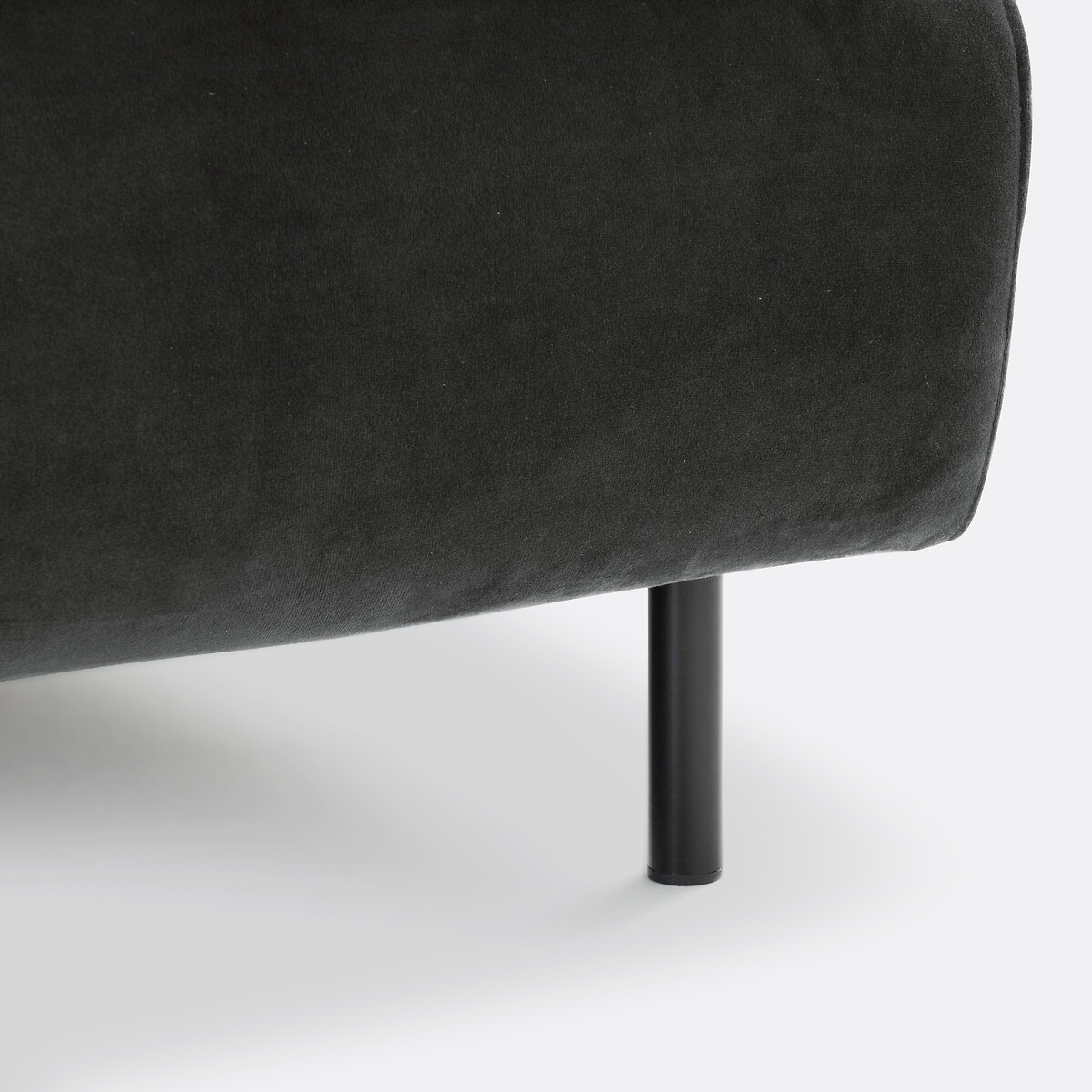 Banquette modulable velours, Ivete gris anthracite, LA REDOUTE INTERIEURS