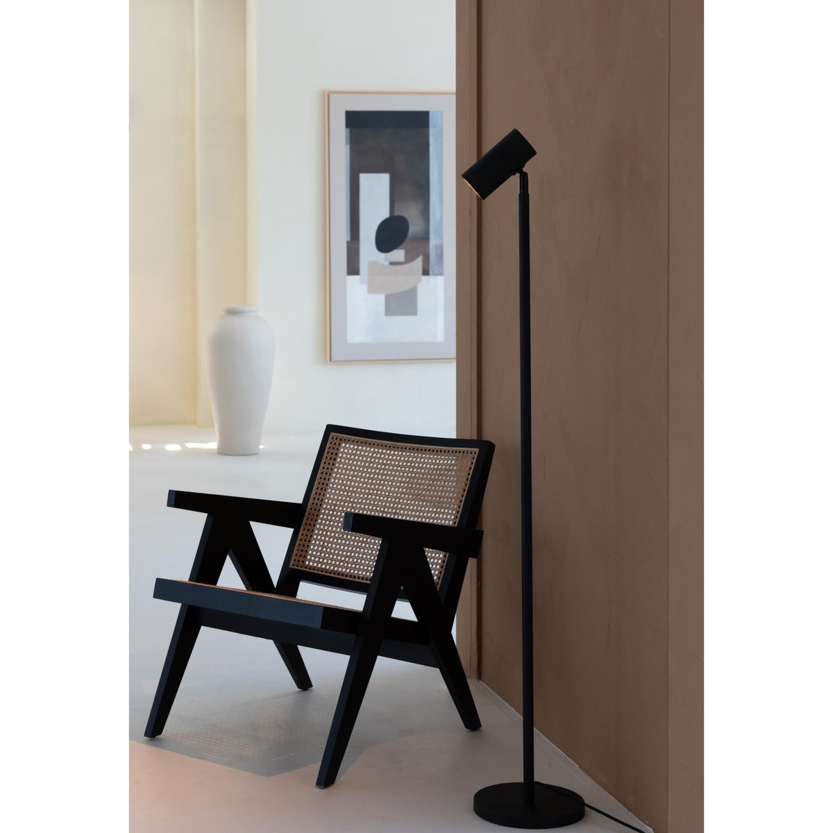 Lampadaire Bambou JAVA noir, GOOD & MOJO