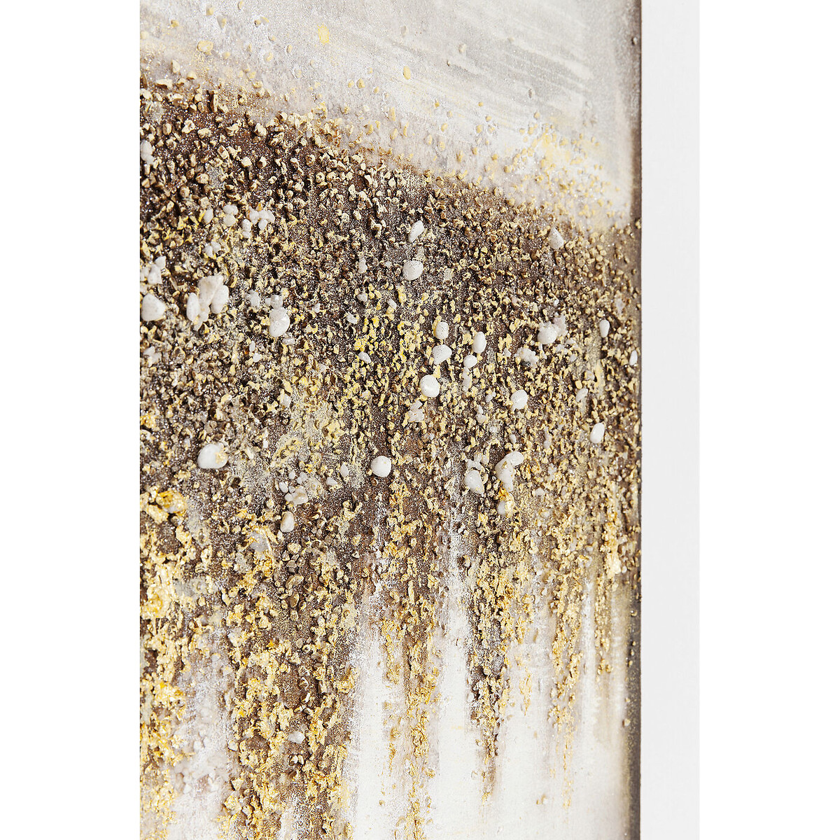 Tableau sur toile Abstract Fields 55x75cm beige, KARE DESIGN