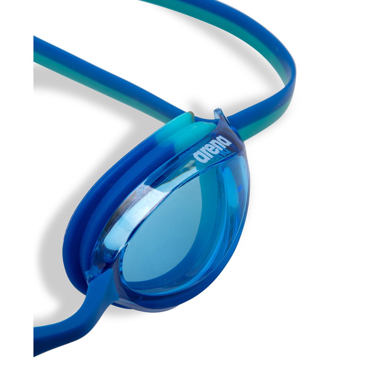 lunettes de natation arena kids junior python racing blue-blue-peacock, ARENA