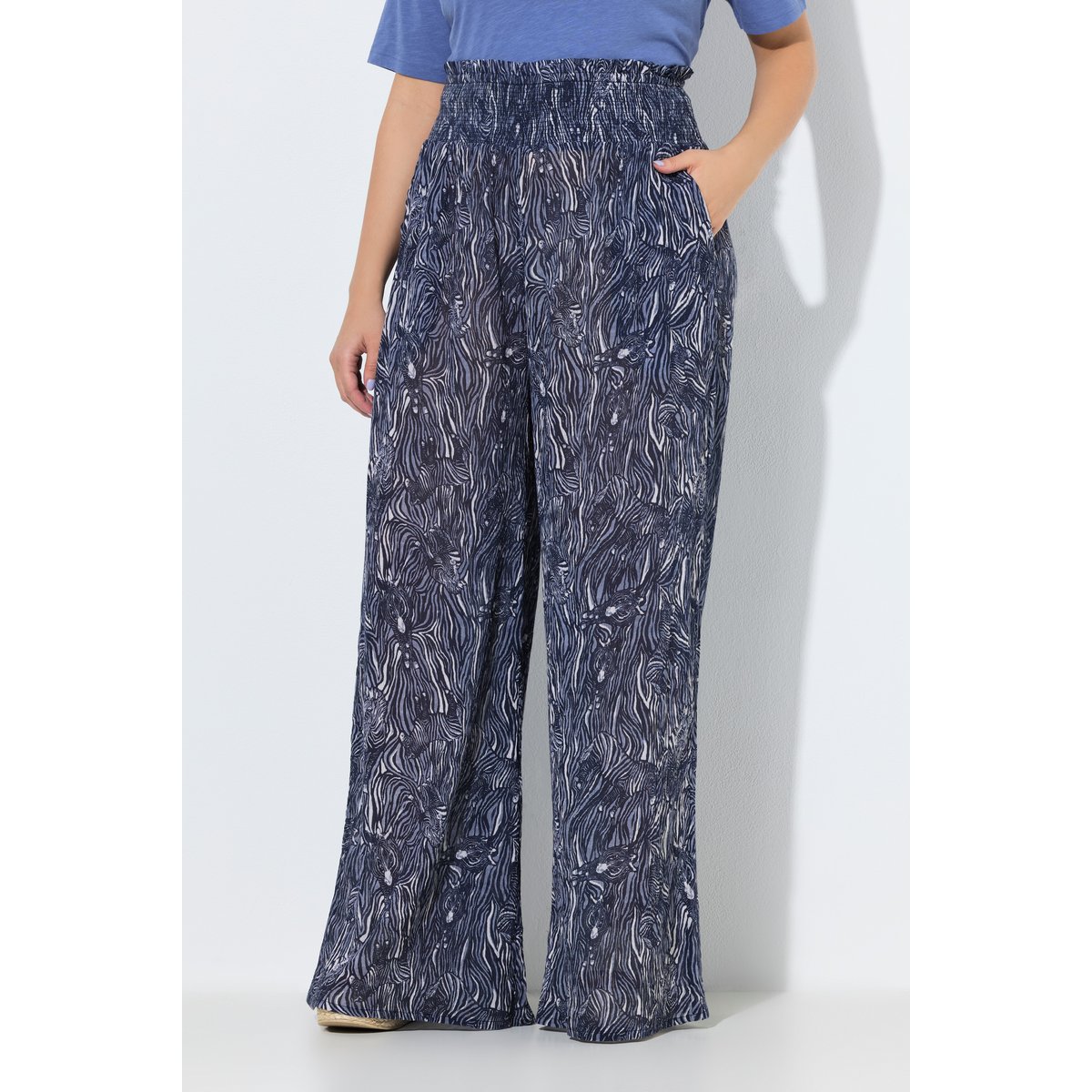Jupe-culotte Rose, motif zébré coquille d'oeuf, ULLA POPKEN
