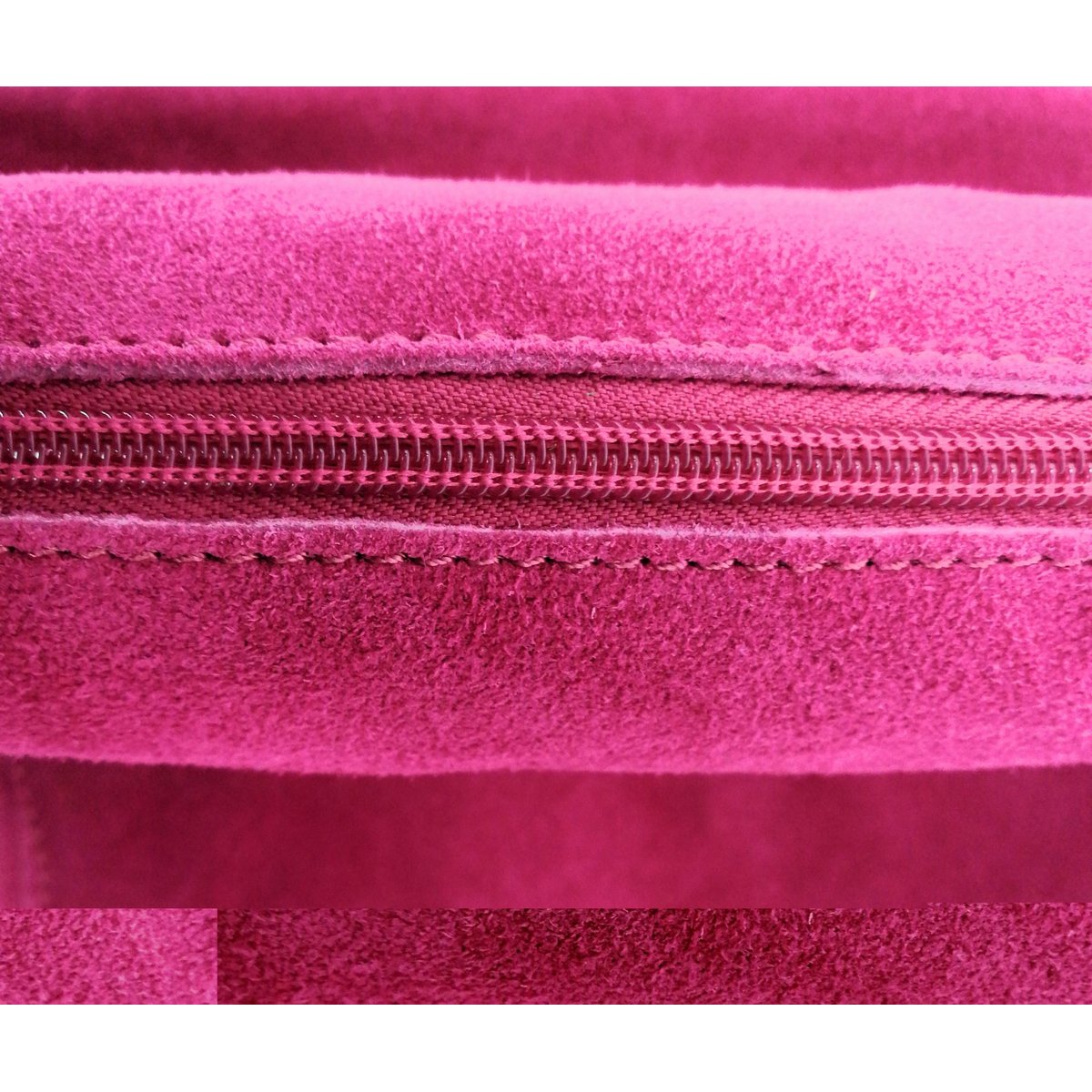 Sac à main et bandoulière en croute de cuir italien CHARLOTTE fushia, OH MY BAG