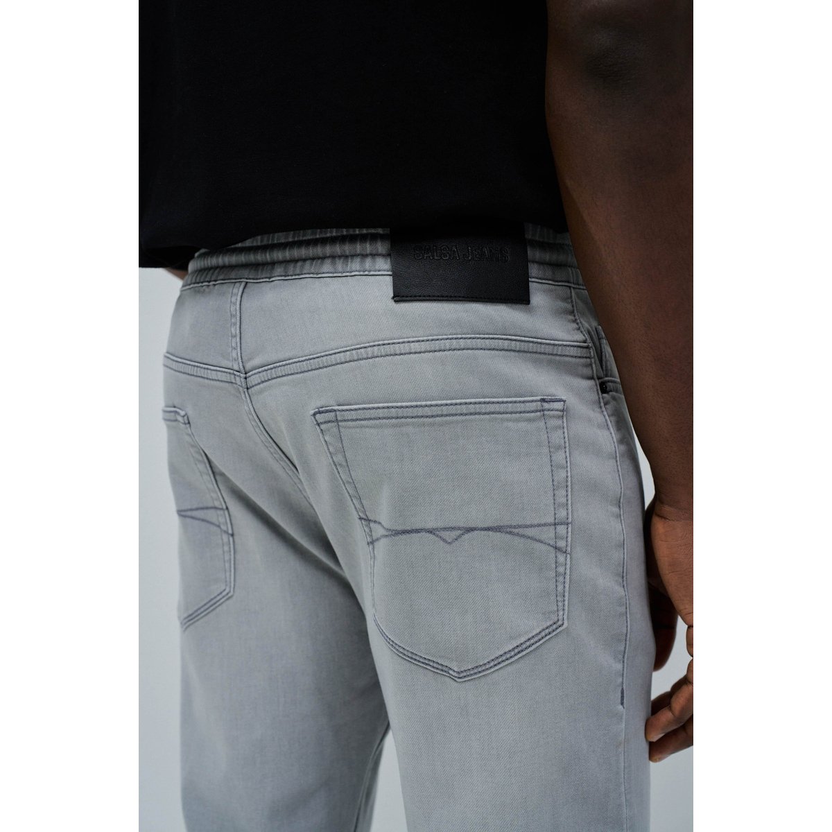 PANTALON JOGGERS S-ACTIV gris, SALSA JEANS