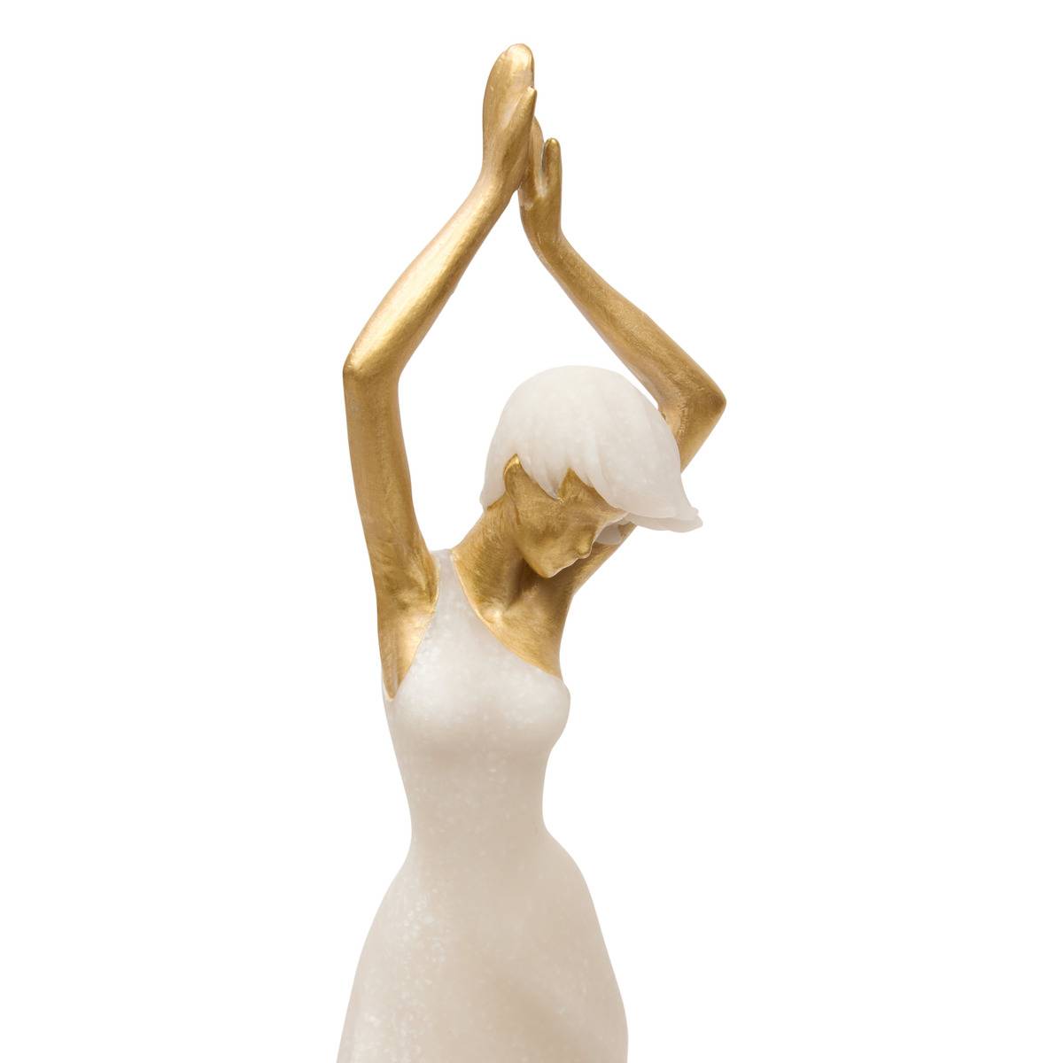 Femme dansante déco Casey H.35cm blanc modèle b, ATMOSPHERA