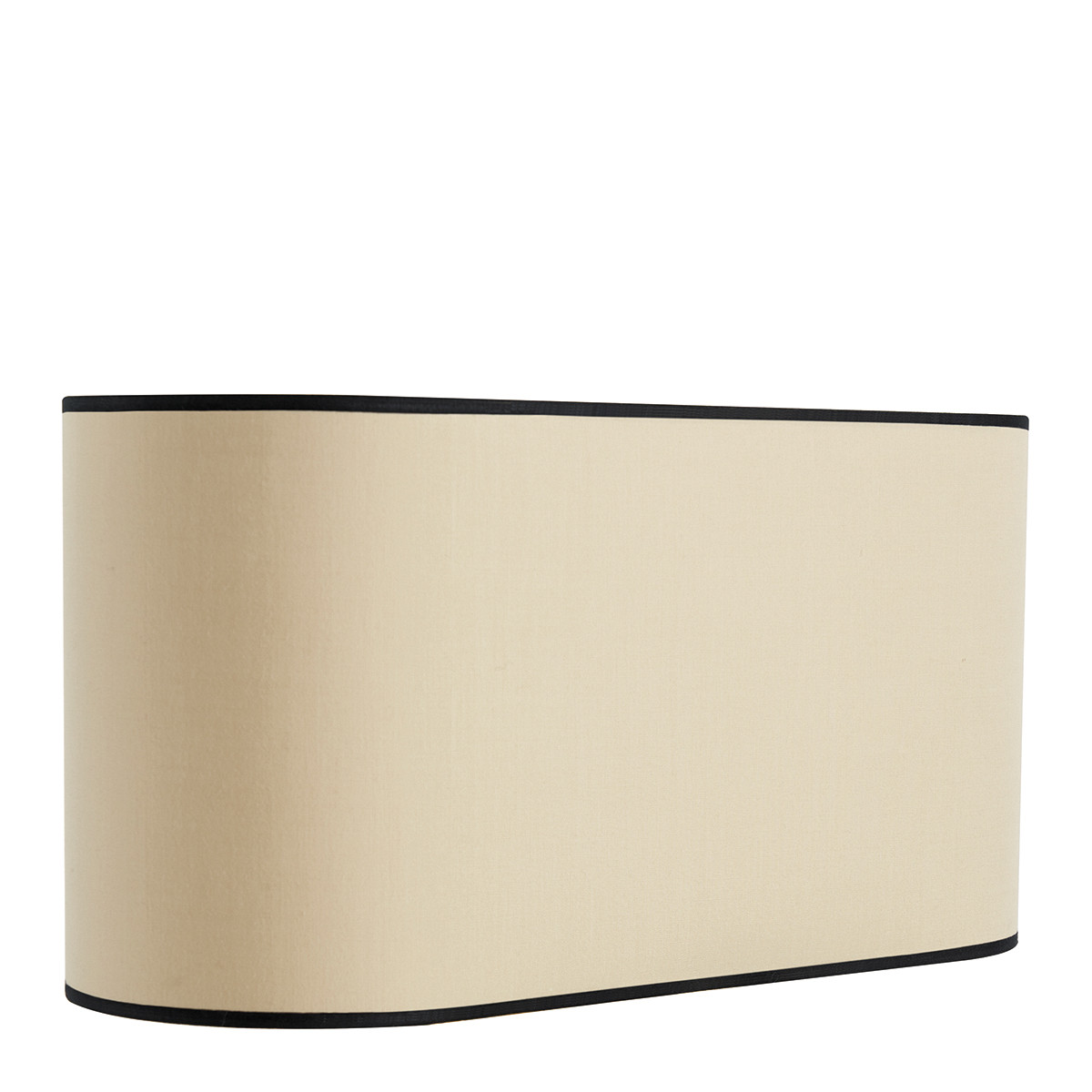 Abat-jour en coton beige, BLANC D’IVOIRE