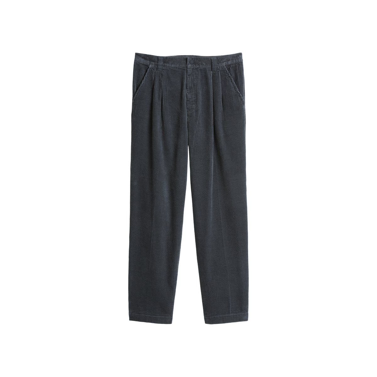 Pantalon en velours côtelé modèle Lars, coupe classique en pur coton biologique gris, MARC O’POLO DENIM