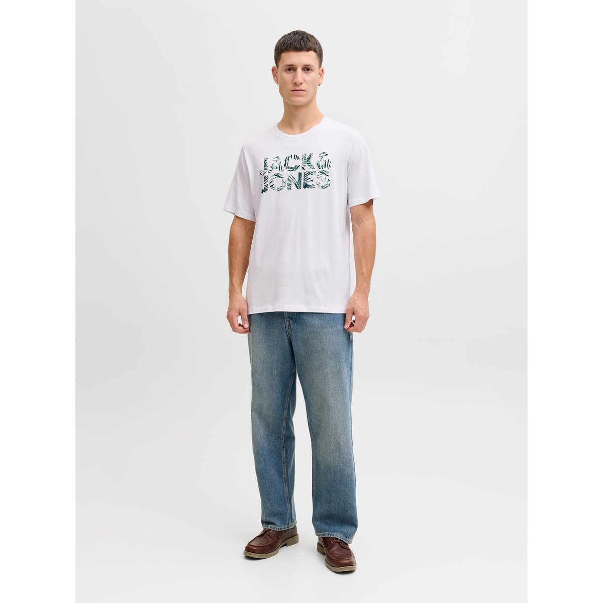 T-Shirt white, JACK & JONES
