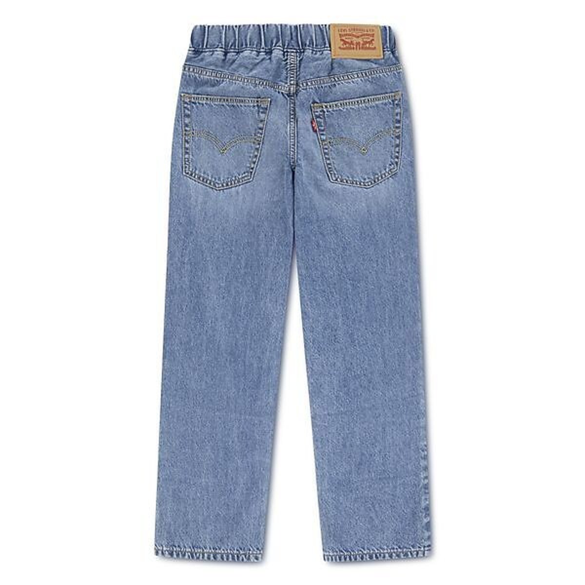 Jeans con cintura elasticizzata blu denim, LEVI'S KIDS