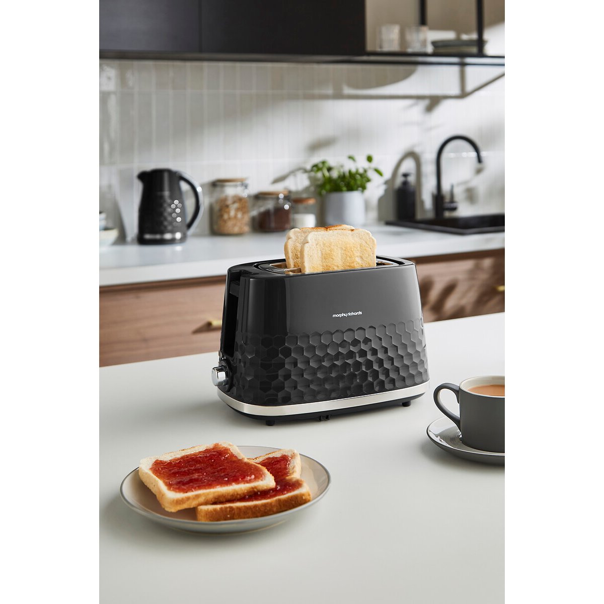 Hive 2-Slice Toaster black, MORPHY RICHARDS