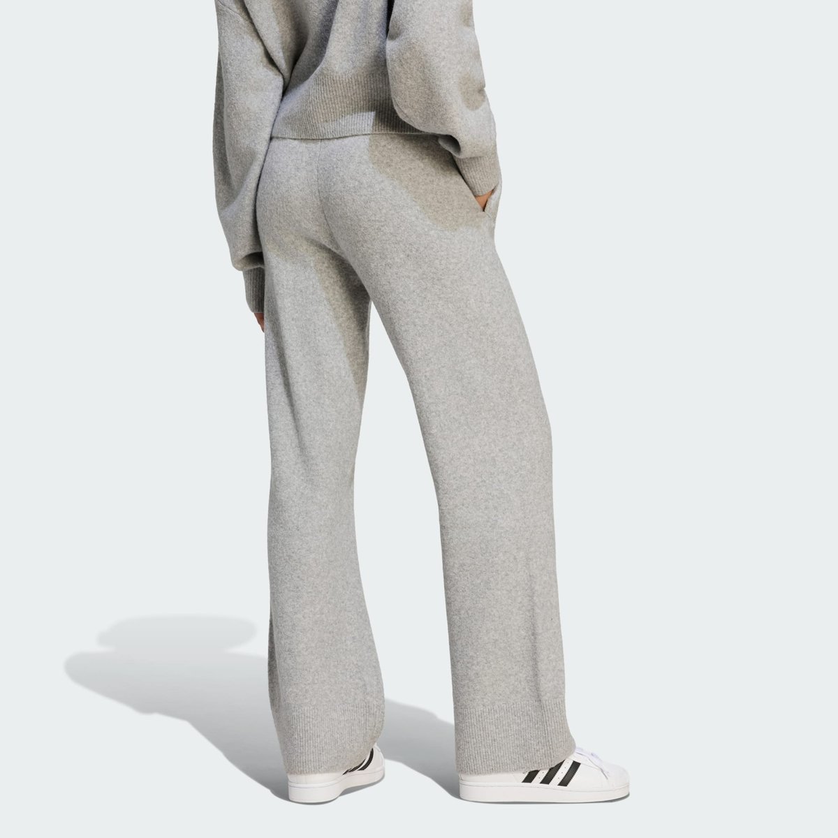 Pantalon En Maille Essentials Pantalon En Maille Essentials medium grey heather, adidas Originals
