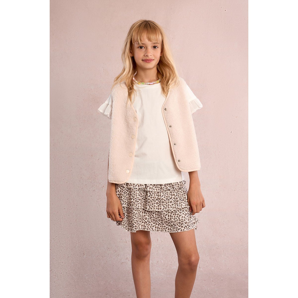 T-shirt manches à volants offwhite, MOLLY BRACKEN GIRL