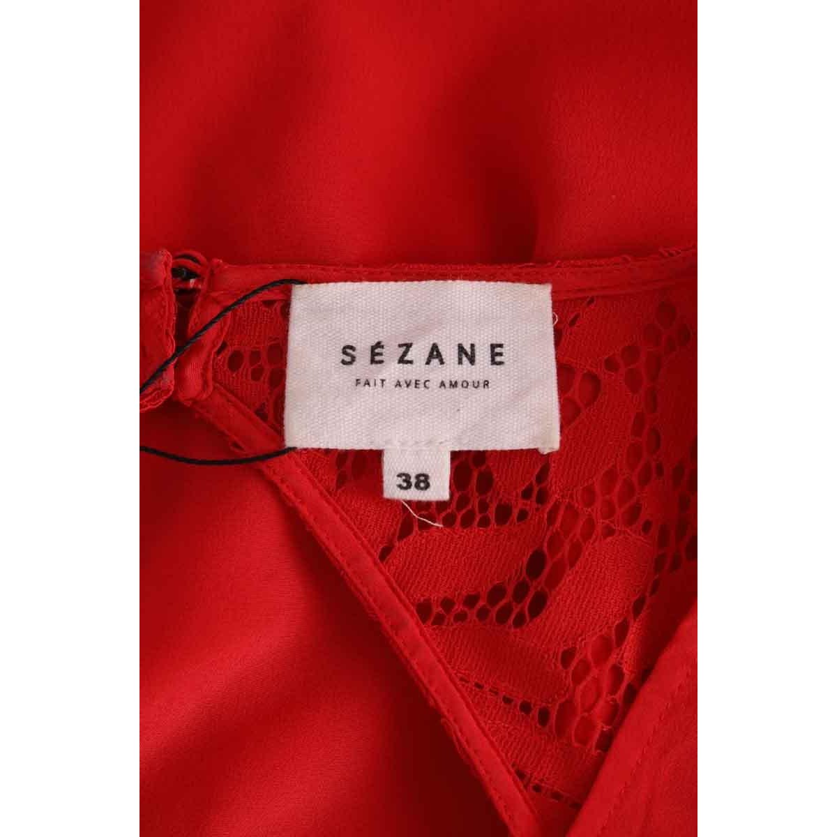 Blouse - Très Bon État rouge, SEZANE