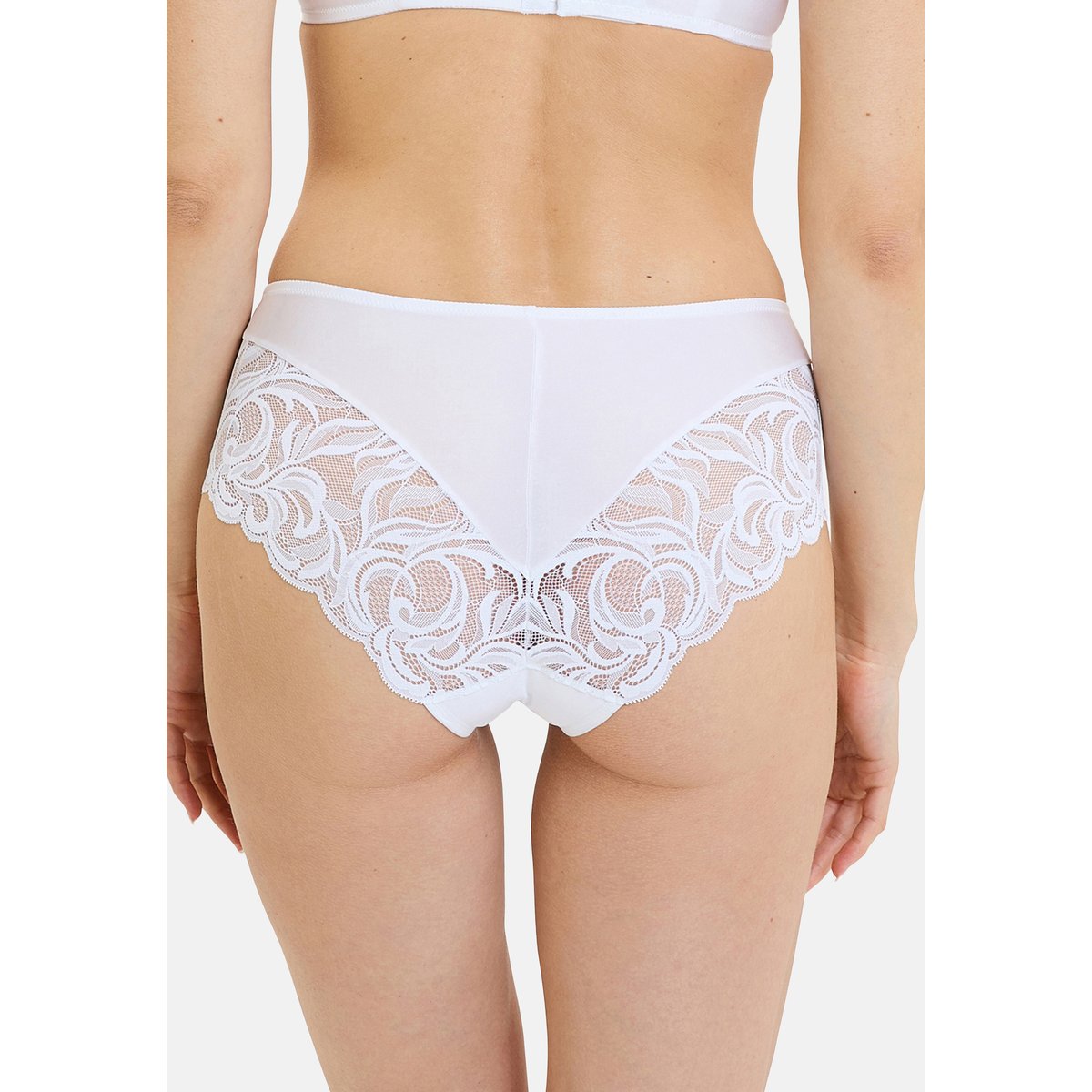 Culotte dentelle CARLA vert épicéa, SANS COMPLEXE