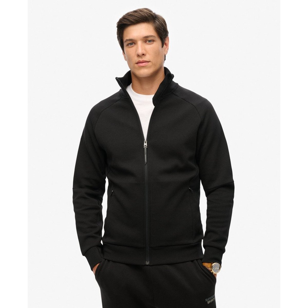 Veste de survêtement ample Tech noir, SUPERDRY