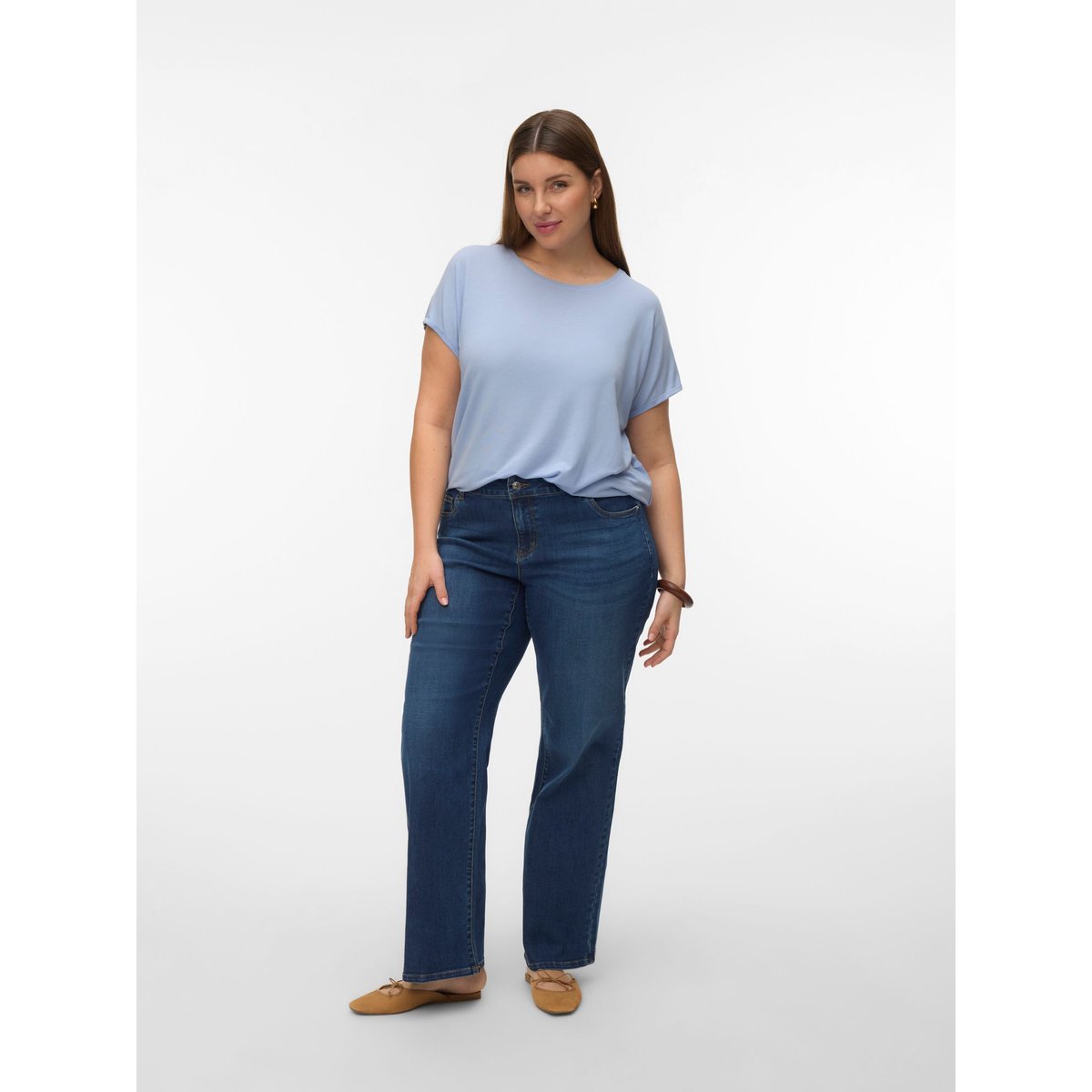 T-Shirt brunnera blue, VERO MODA