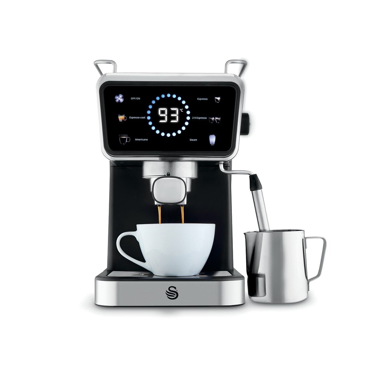 Digital Coffee Machine - SK22113BLK black, SWAN