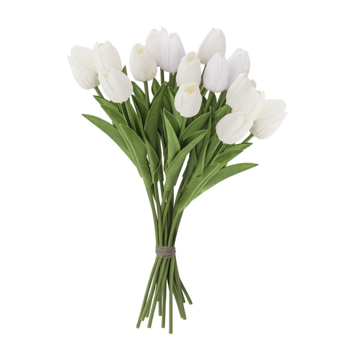 Bouquet de tulipes artificielles TULIP blanc, BLOOMINGVILLE