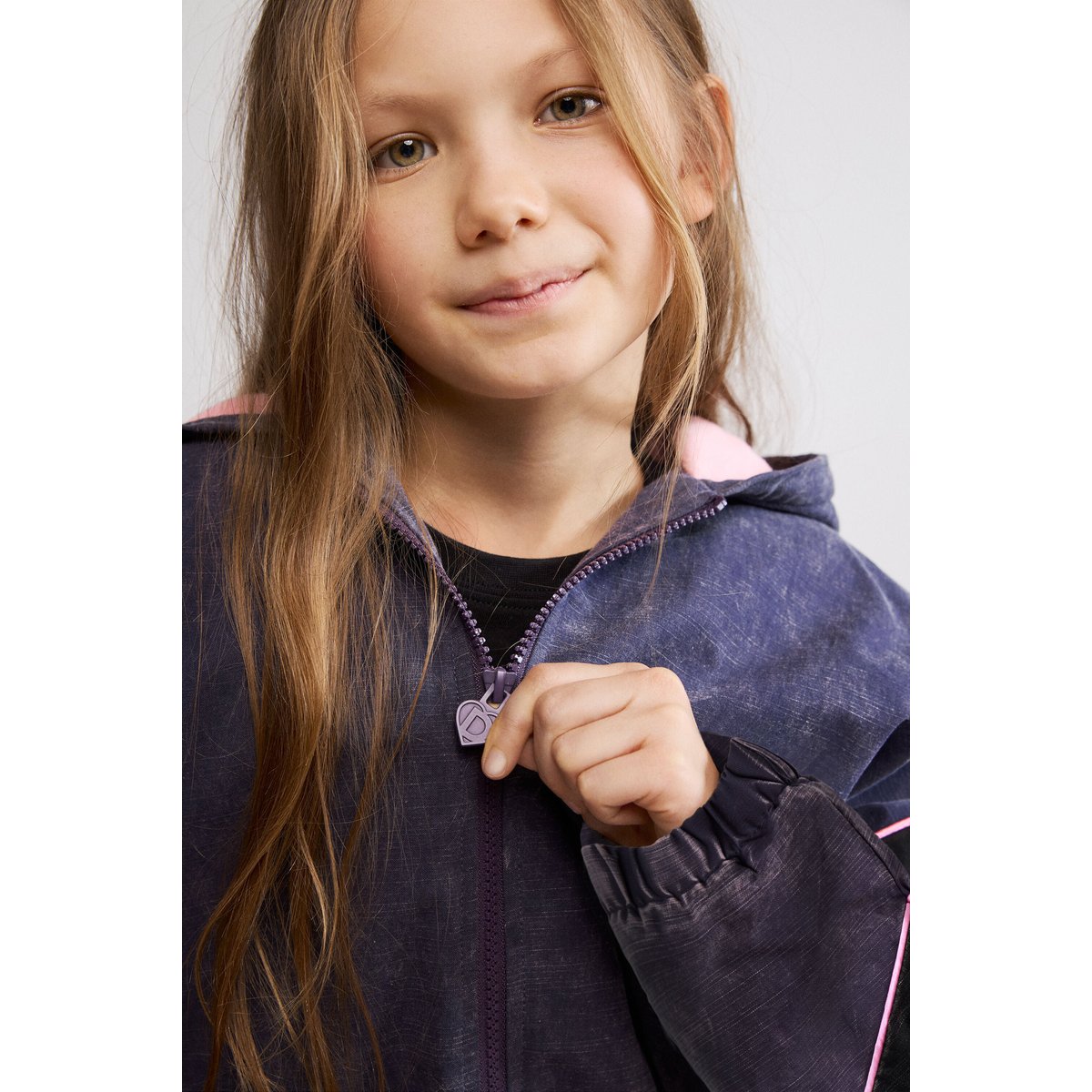 Veste oversize à capuche rouge, DESIGUAL