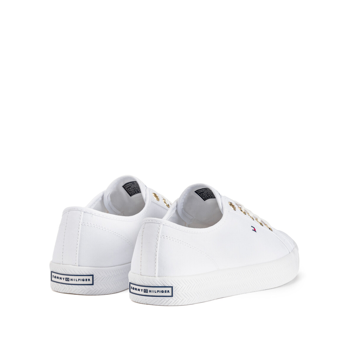 Sapatilhas em tecido, Essential branco, TOMMY HILFIGER