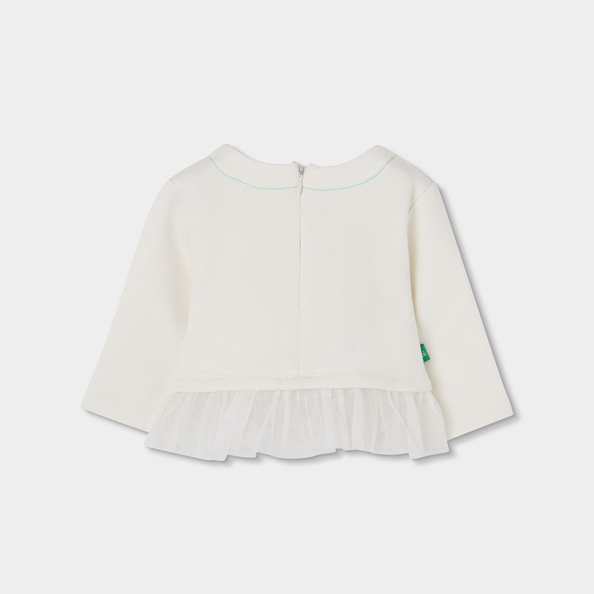 Ensemble bébé maille imprimé arbres blanc, BOBOLI