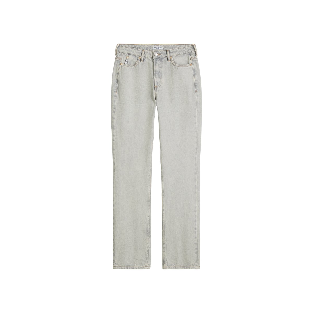 Jeans modèle Onna straight en denim gris rigide bleu clair, MARC O’POLO DENIM