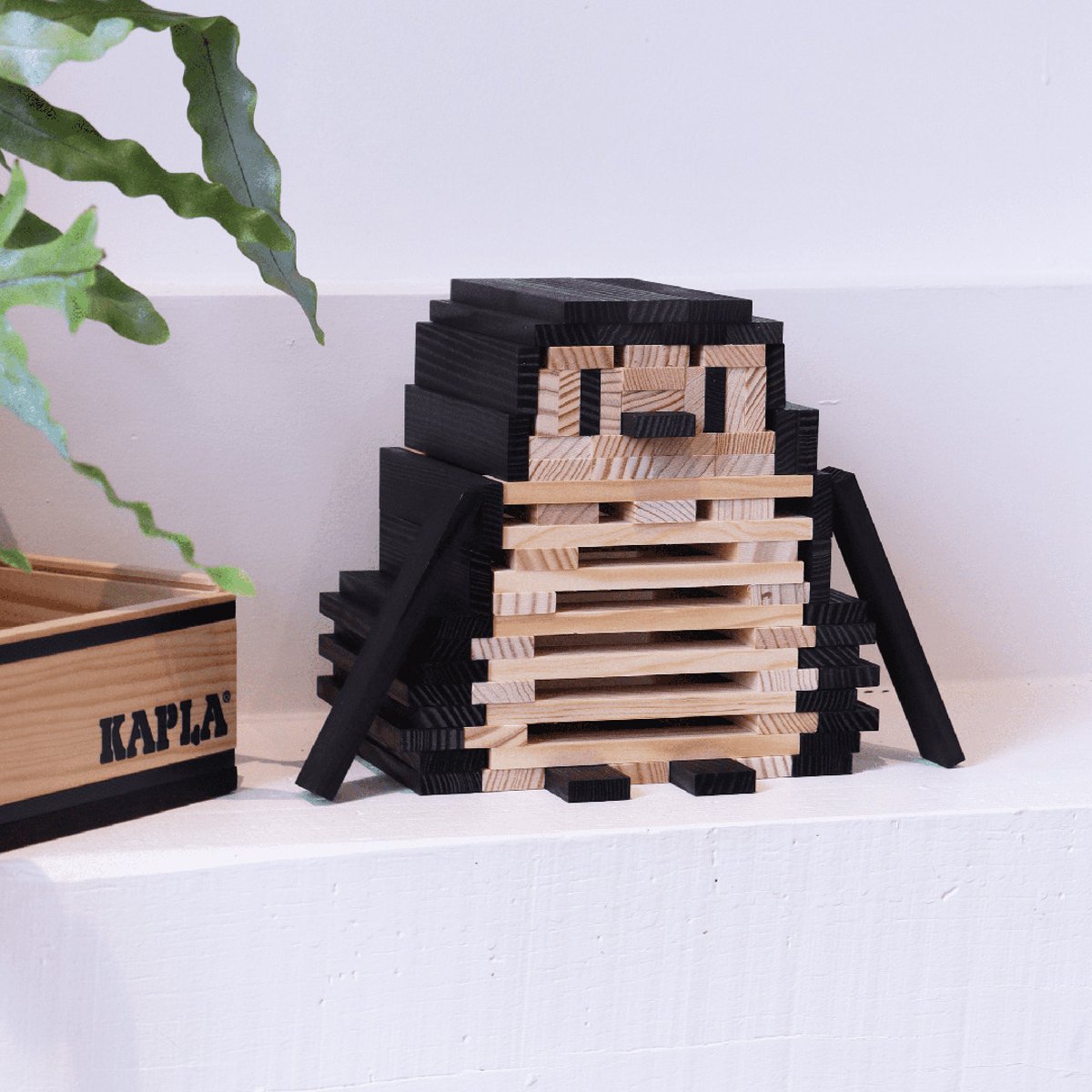 Coffret Kapla 40 planchettes noir, KAPLA