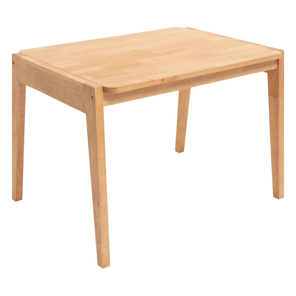 Table enfant en bois d'hévéa ROBIN marron, ATMOSPHERA FOR KIDS