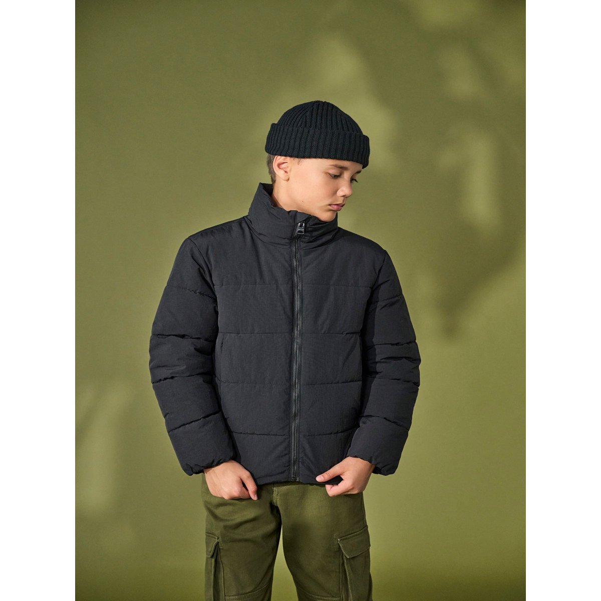 Doudoune noire - black, ONLY & SONS JUNIOR
