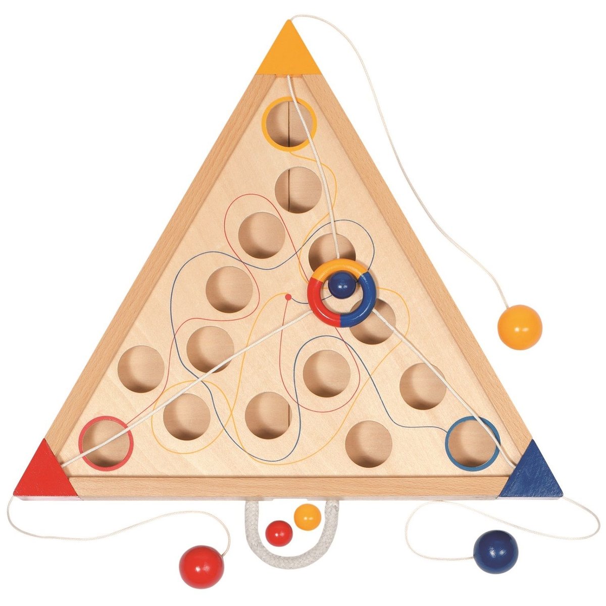 Tricours, jeu d'habileté multicolore, GOKI