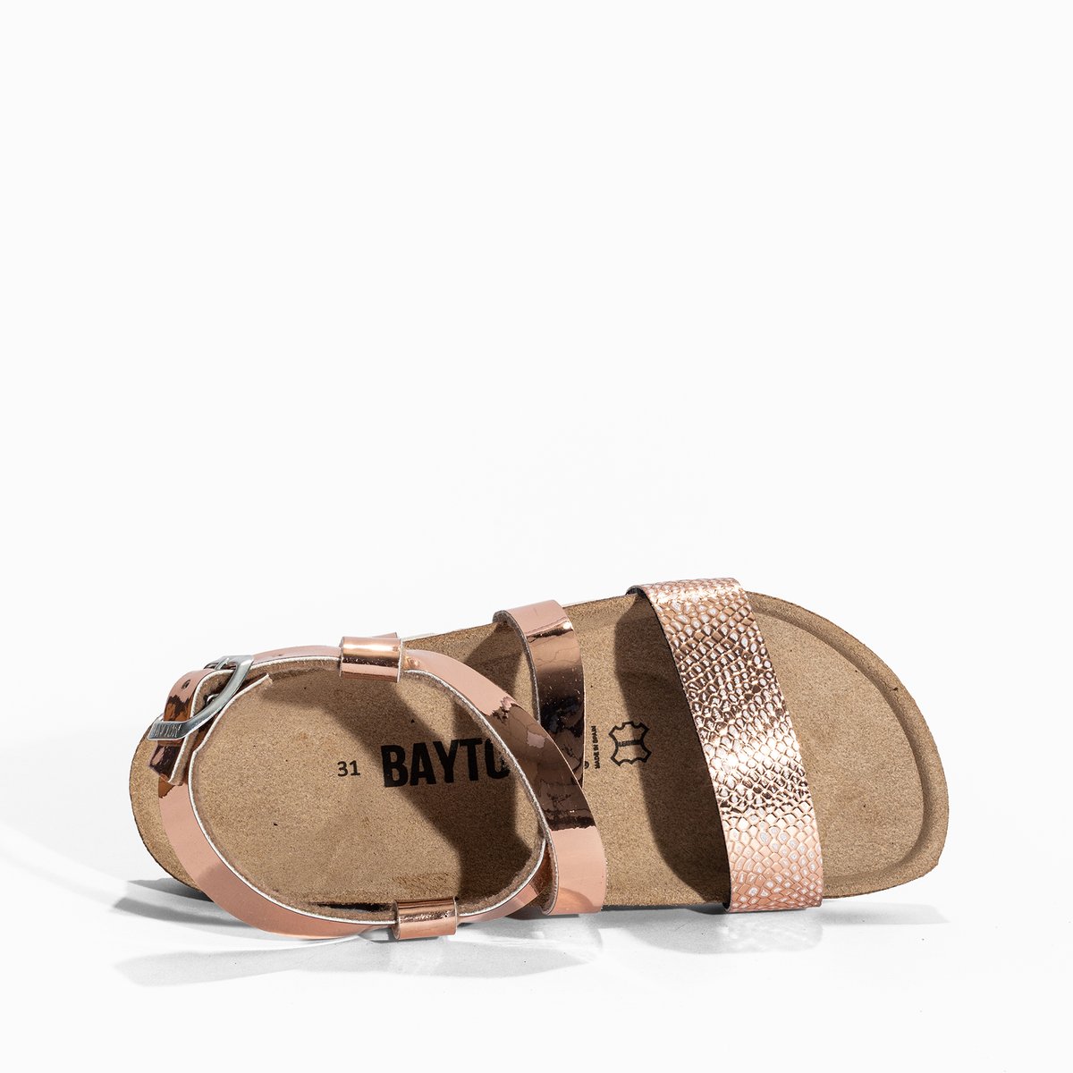 Sandales ENYO s rose-or, BAYTON