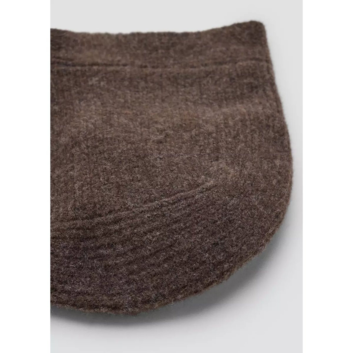 Bonnet en maille unie chocolat, MANGO BABY