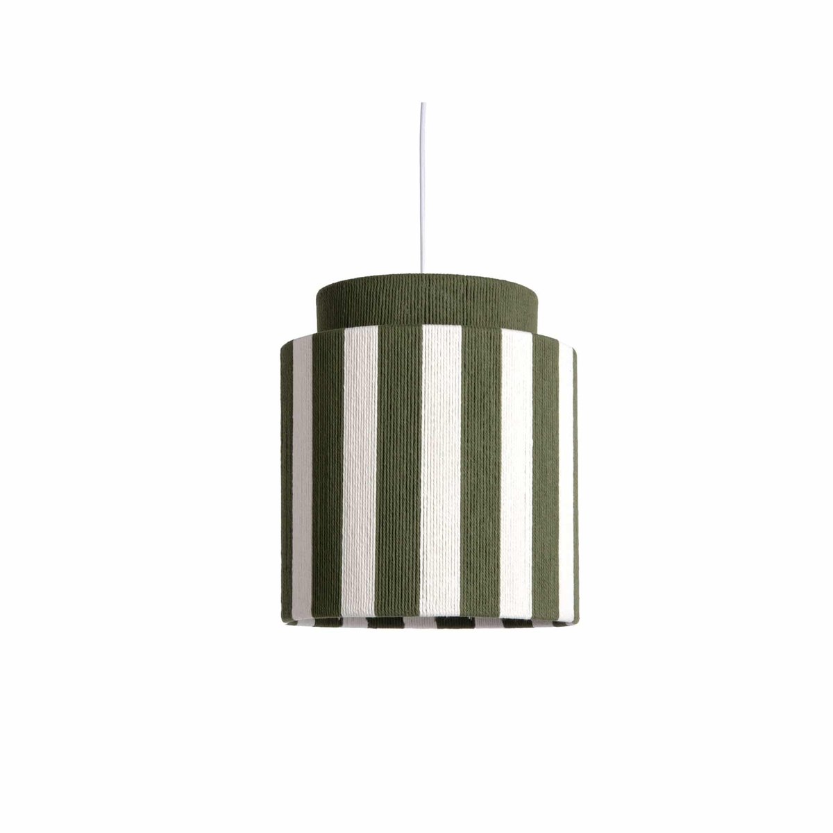 Suspension Coton VIENNA STRIPES vert, LEITMOTIV