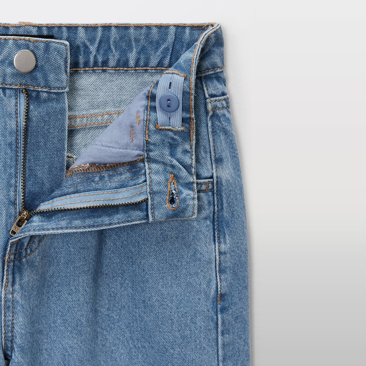 Jean large light blue stone, MONOPRIX