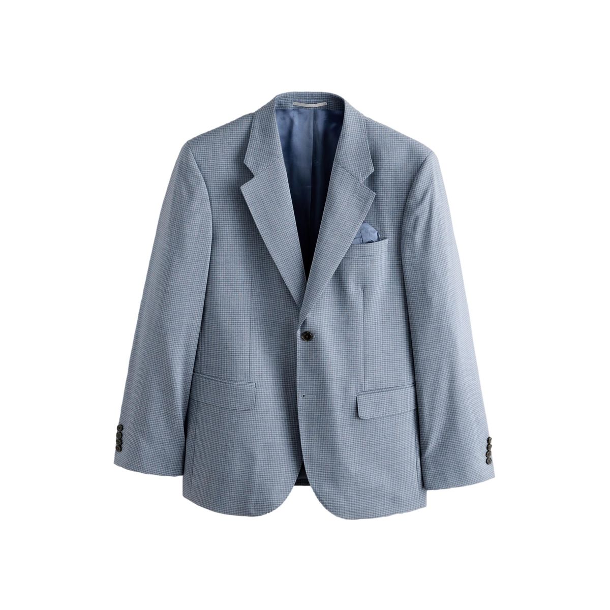 Veste de costume à carreaux marzotto signature bleu, NEXT