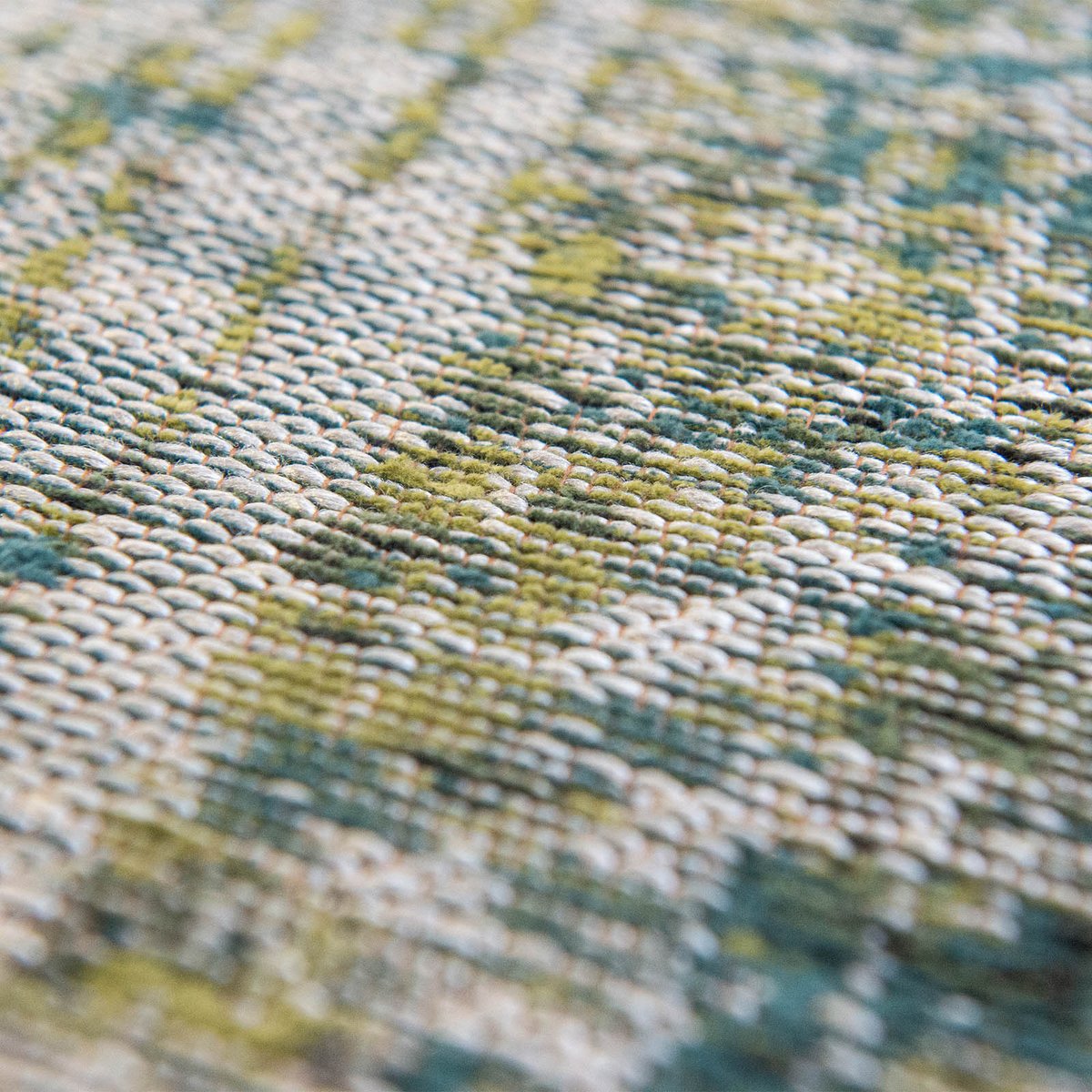 Tapis intérieur/extérieur tissé plat VALLEY BAY bleu, NOVATREND