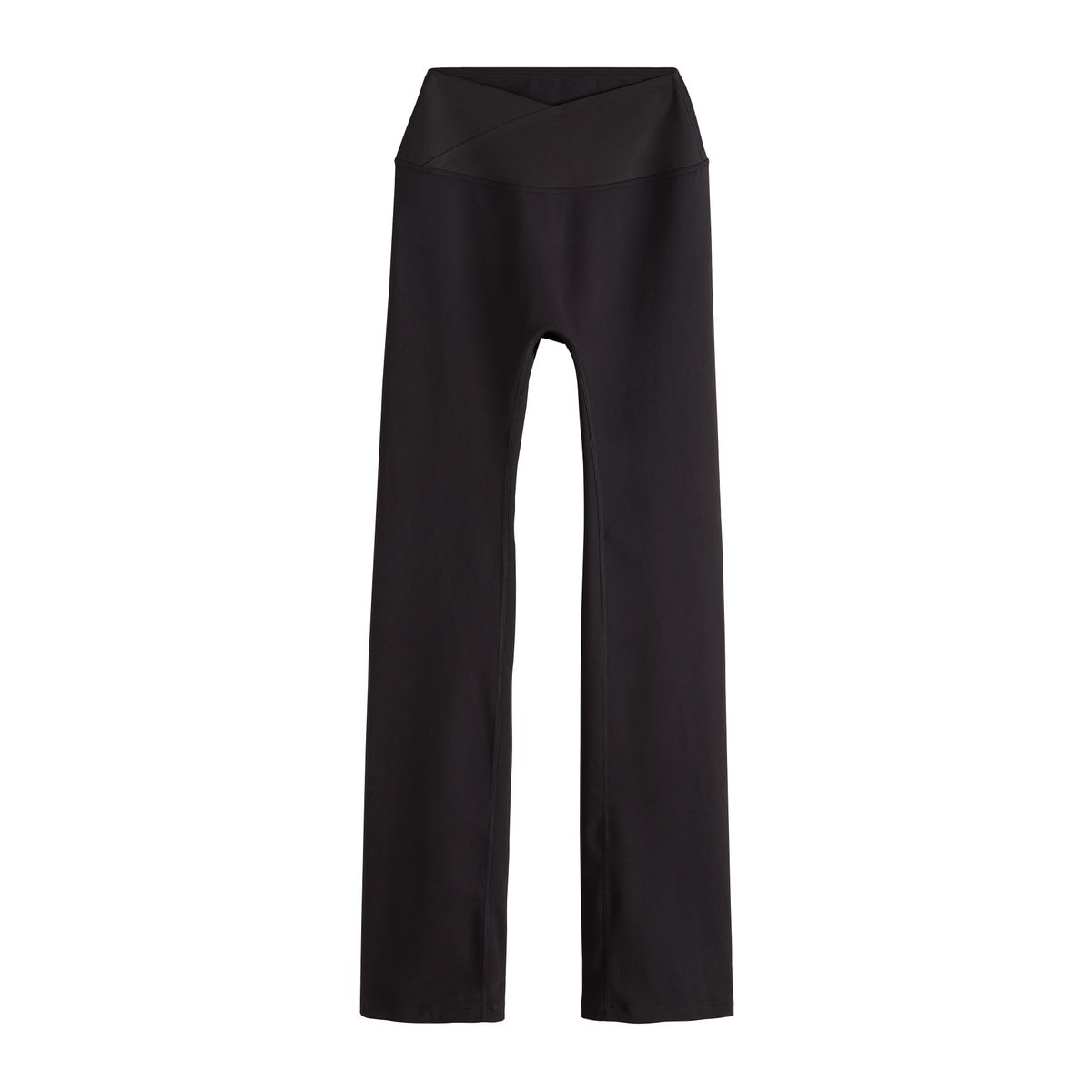 Legging de sport taille haute croisé devant noir, NEXT