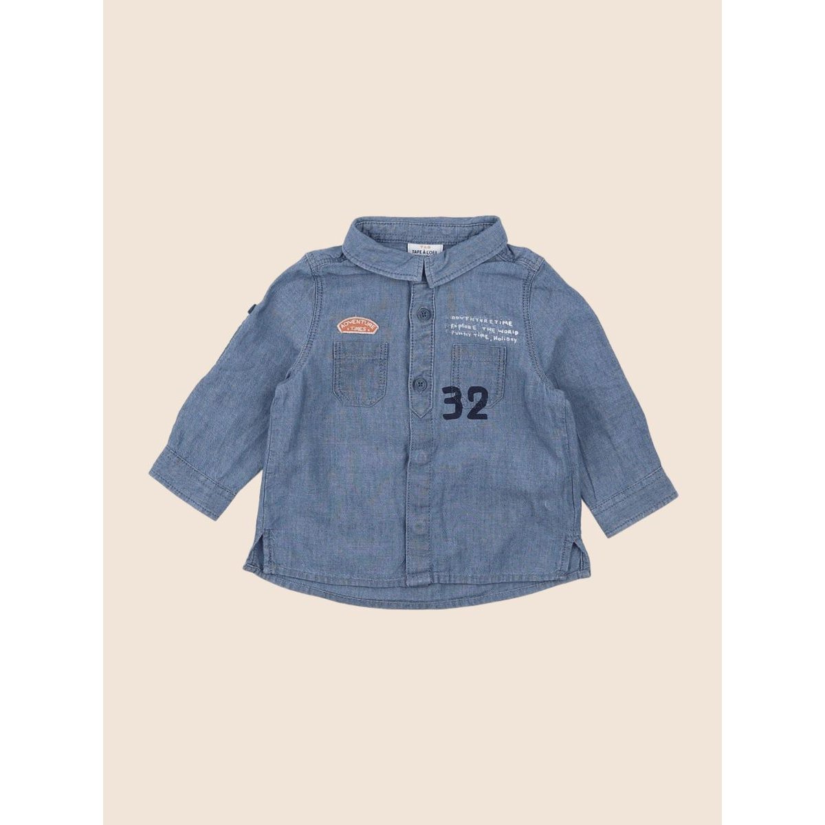 Chemise - Très bon état bleu, TAPE A L'OEIL
