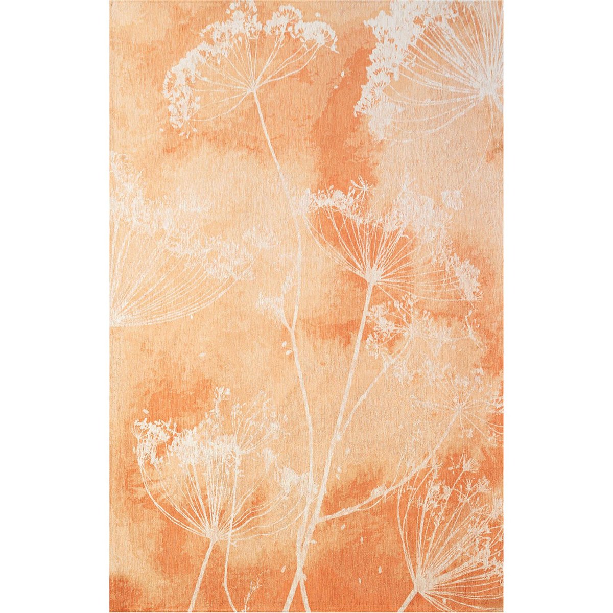 Tapis intérieur extérieur jacquard, ANISE orange chaud dégradé abricoté, RECOLLECTION