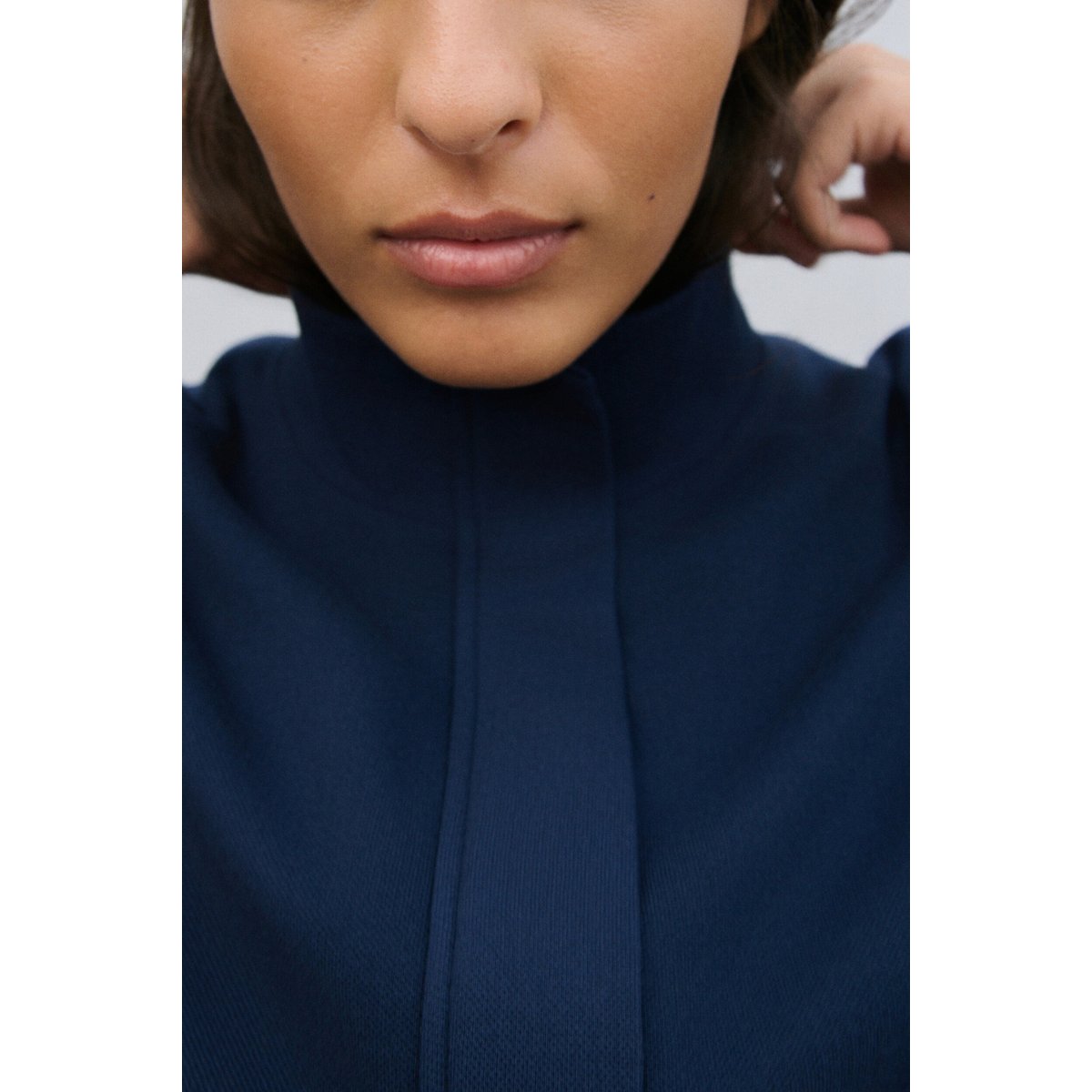 Sweat droit col camionneur SWEAT TGWENN bleu marine, CAROLL
