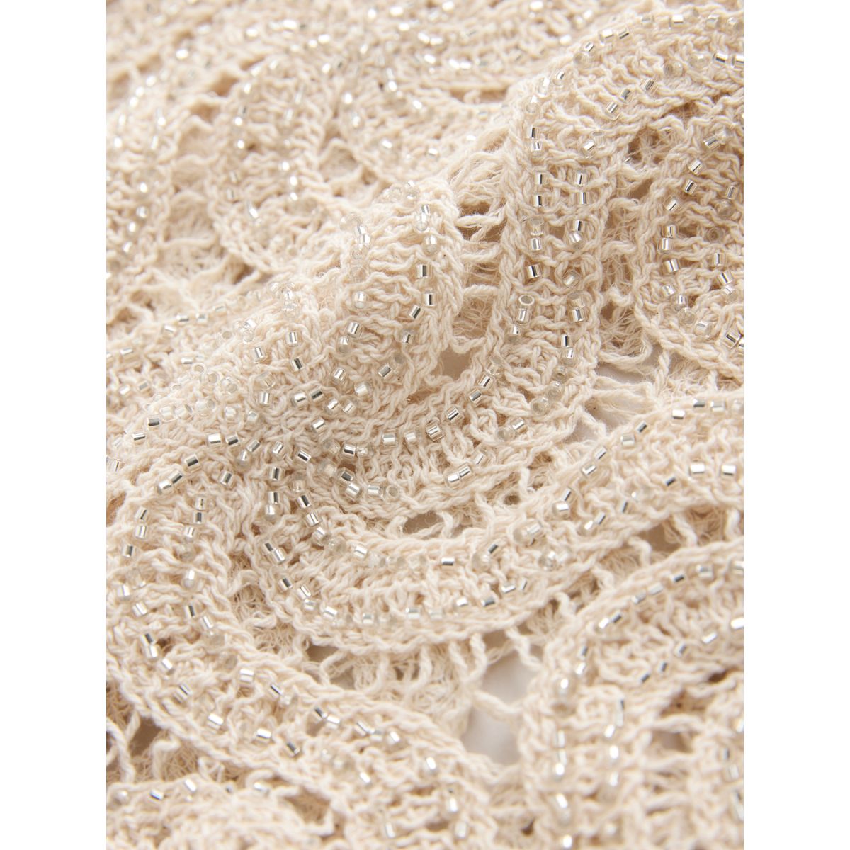 Tunique au crochet avec ornements ivoire, NEXT