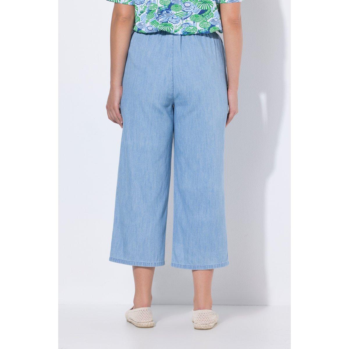 Jupe-culotte Rose, en Lyocell mélangé bleu clair, ULLA POPKEN