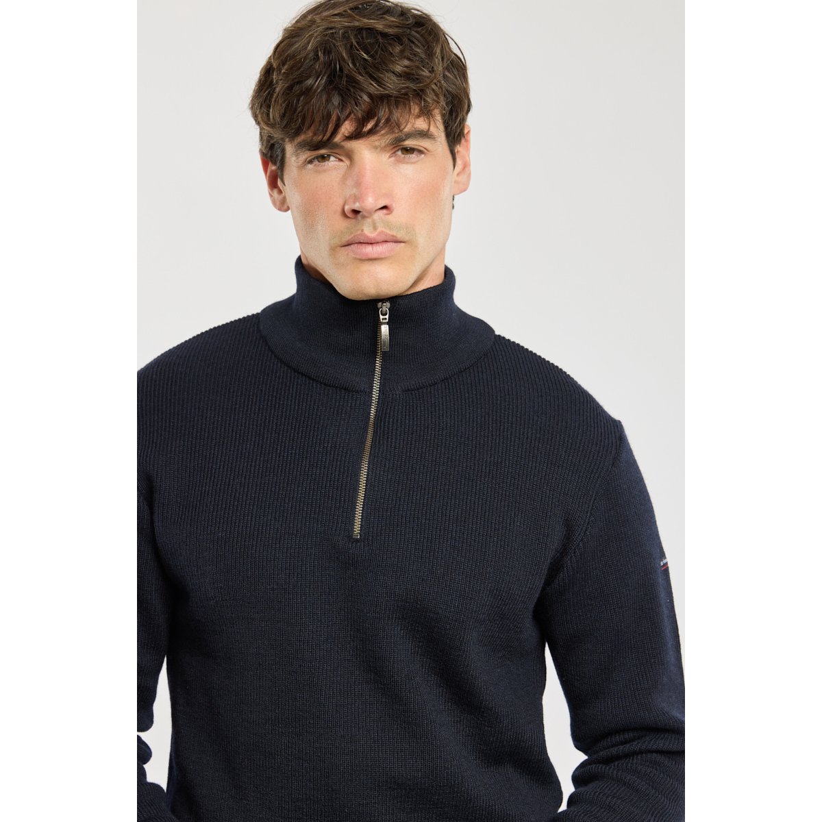 Pull Camionneur  CHÂTEAULIN rich navy, ARMOR-LUX