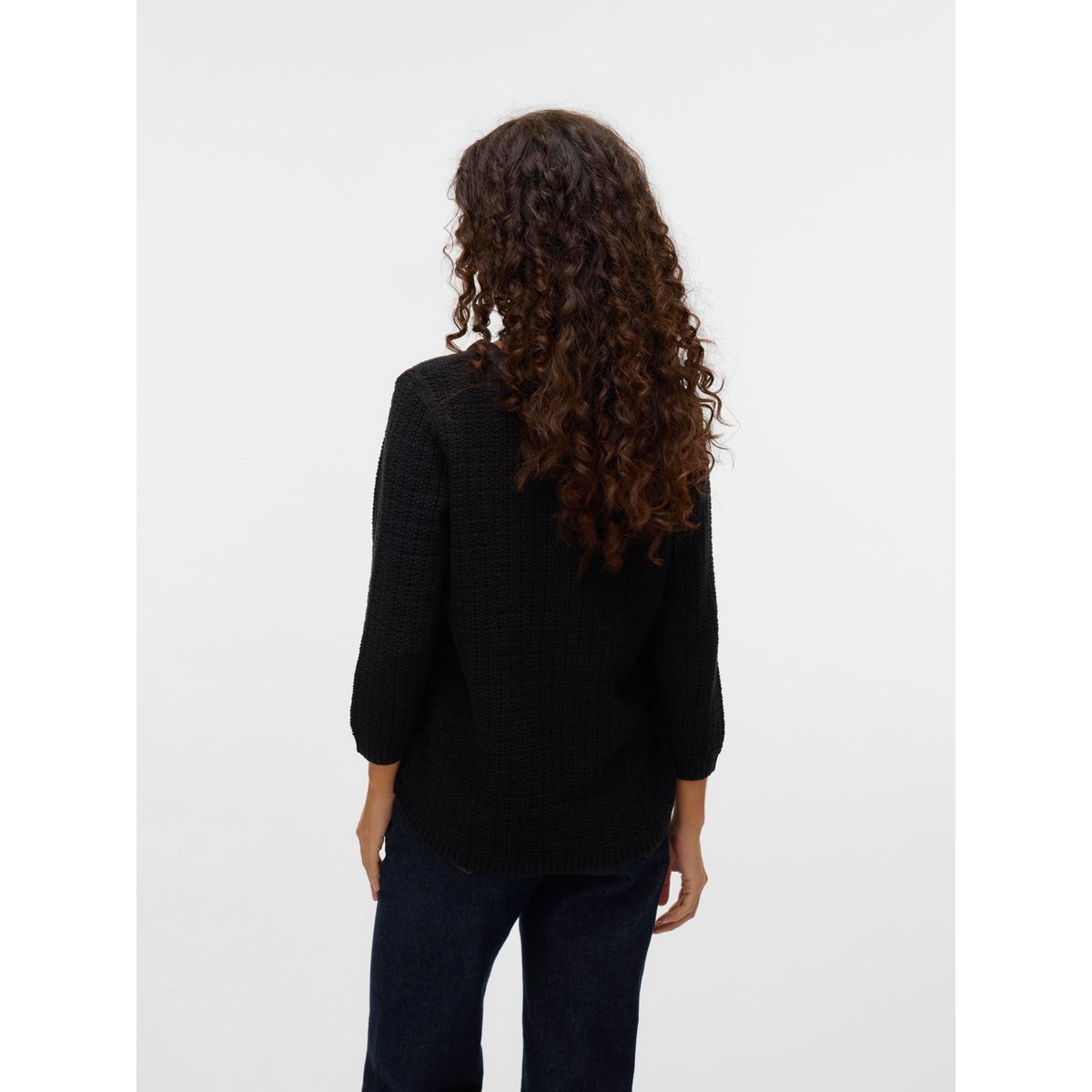 Pull En Maille noire - black, VERO MODA